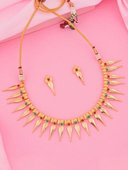 Estele - Gold Plated Splendid Designer Necklace Set for Women